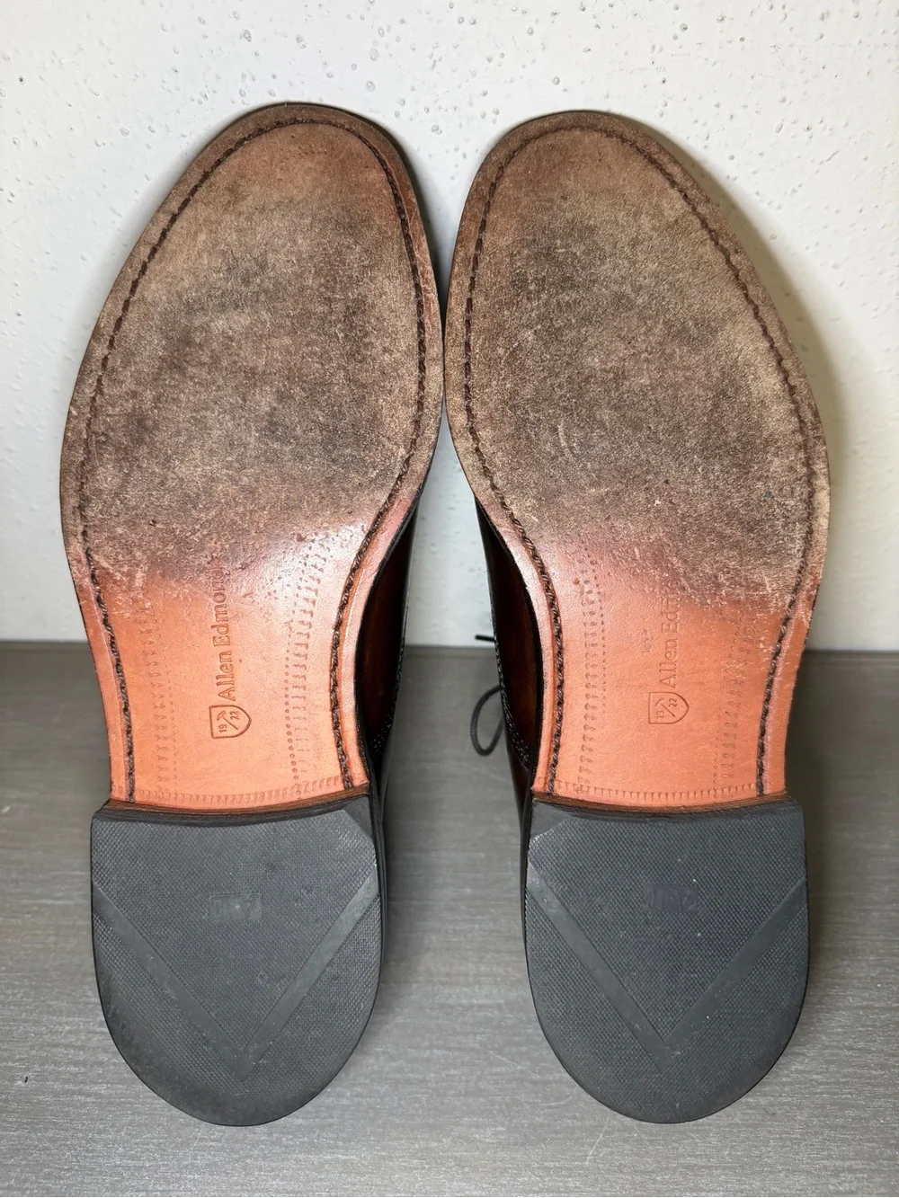 Allen Edmonds Park Avenue Black Leather Cap Toe Oxford Men's Dress Shoes 7 D